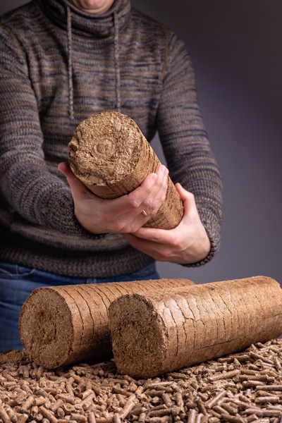 Biofuel options like sawdust briquettes, wood chips, and wood pellets made from wood waste for biodiesel plant and renewable energy solutions.